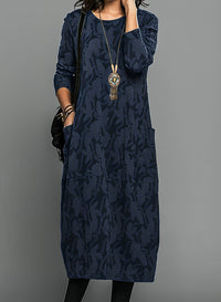 Julia™ - Elegantes Winterkleid – Blau