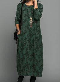 Julia™ - Elegantes Winterkleid – Grün