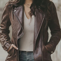 Almut® | ultra-elegante Jacke – Kaffee