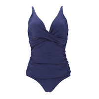 Heidi-Mode | Einteiliger Damen-Badeanzug – Blau