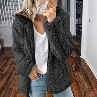 Celandine - Trendige Kapuzenjacke – Schwarz