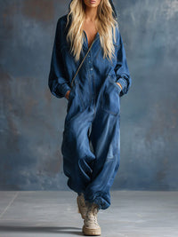 Nylin – Stilvoller Freizeit-Jumpsuit – Marine