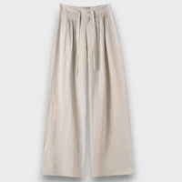 Arvena – Leichte Leinenhose – Beige
