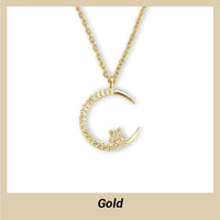 LunaGlanz™ Strahlendes Himmlisches Halsband – Gold