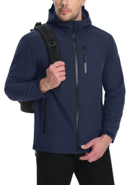 Valtoris | Wasserdichte Softshelljacke für Herren Outdoor – Marine