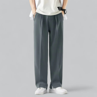 Herren-Hose mit weiter passform | lockere silhouette – Schwarz