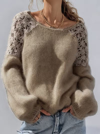 Minda™ – Strickpullover – Braun