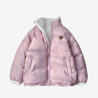 Esmee | Warme Doppelseitige Jacke – Rosa