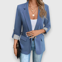 Elena | Moderner Damen-Blazer elegant & bequem – Blau