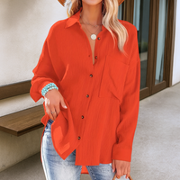 Annemarie™ | Lässige Bluse im Ibiza-Stil – Rot