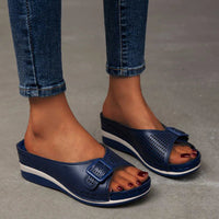 Nancy | Stützende Sommersandalen mit perfektem Sitz – Blau