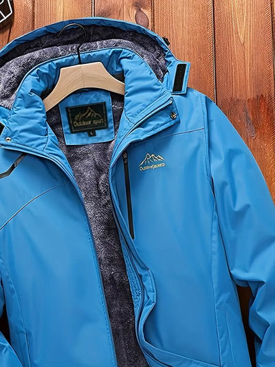 Norman | Herren Winter-Fleecejacke mit Kapuze und Fleece-Innenfutter
