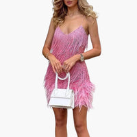 Adriana | Stylisches Cocktailkleid – Rosa
