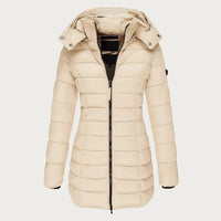 Simone™ | Wasserdichte Winterjacke für Damen – Beige