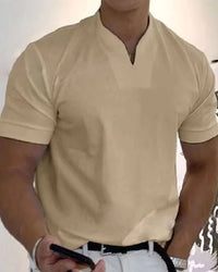 Zeno | Sportliches Herren Shirt – Beige
