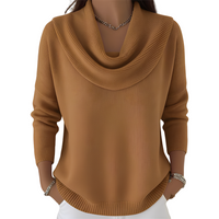 Marva - Moderner und bequemer Damenpullover – Braun