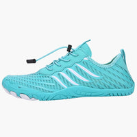 Unisex Barfuß schuhe mit elastischem Verschluss für Outdoor-Aktivitäten – Hellblau