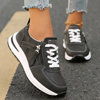 Stepzy - Orthopädische Sneakers – Schwarz