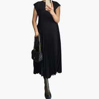 Theresa | Zeitloses und komfortables Kleid – Schwarz