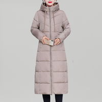 Steppjacke mit Kapuze Puffer Winterjacke – Khaki