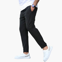 EBERT - ENGER JOGGERHOSE IM CASUAL-STIL – Schwarz