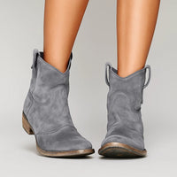 Claudia™ | zeitlose Stiefeletten – Grau