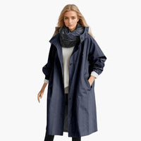 Helga | Wasserabweisender Trenchcoat – Marine
