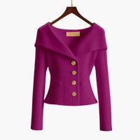 Melina | Schicker Cardigan – Lila