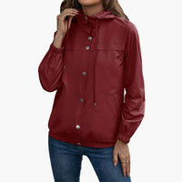 Hooded Trenchcoat mit Kapuze for Women – Bordeaux