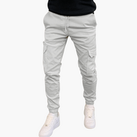 Adrian | Cargo-Jogginghose – Hellgrau