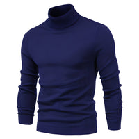 Harvey - Eleganter Rollkragenpullover – Marine
