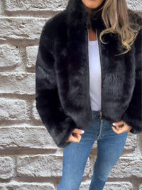 WINOLA - PREMIUM-SYNTHETIKJACKE – Schwarz