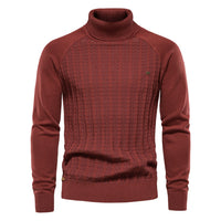 Frank™ | Männlicher, gemütlicher, stilvoller Pullover – Rot