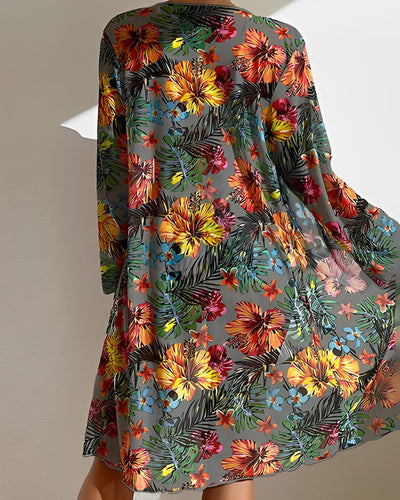 Bikini für Damen - Sommerlicher Bikini mit passendem Shirt für den Strand