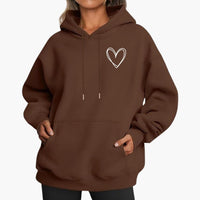 Selina | Lässiger Hoodie – Braun