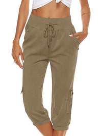 Komfortable Damen Freizeithose für den Alltag – Khaki