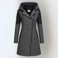 Katrin™ | Elegante warme Winterjacke – Dunkelgrau