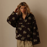 Daisy | Fleece Varm Bloom – Braun