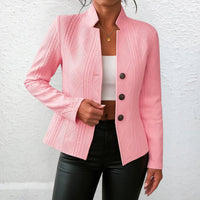 Katrin™ | Eleganter Blazer mit hochwertigen Details – Hellrosa