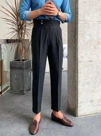 Moritz Vintage Pantalon – Schwarz