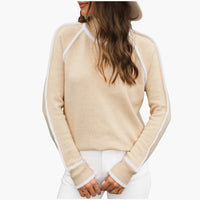 Julia | Kuscheliger Turtleneck-Pullover für Damen – Beige