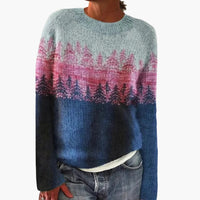 Miriam | Retro-Pullover – Blau