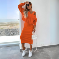 Edith™ | Zweiteiliges Kleiderset – Orange