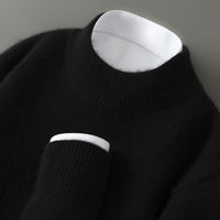 Wayne - Bequemer und warmer Pullover – Schwarz