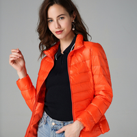 Lizzy | Ultraleichte Daunenjacke – Orange