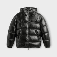 Vincent - Wasserfeste Pufferjacke aus 100% Daunen – Schwarz