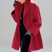Natalia - Schicke und gemütliche Jacke – Rot