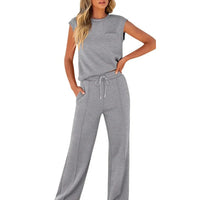 Soraya | Lässiges Sommer Set weich und modern – Grau
