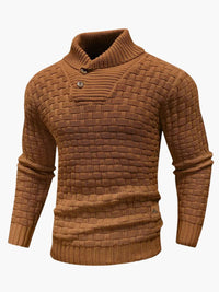 André | Pullover gestrickt – Braun