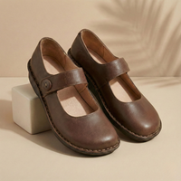 Winslet - gepolsterte orthopädische Schuhe – Braun
